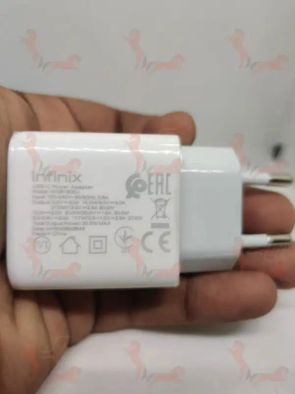 High-Quality Infinix 30W Charger - Fast Charging, Durable, and Compatible