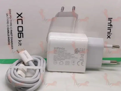 High-Quality Infinix 30W Charger - Fast Charging, Durable, and Compatible