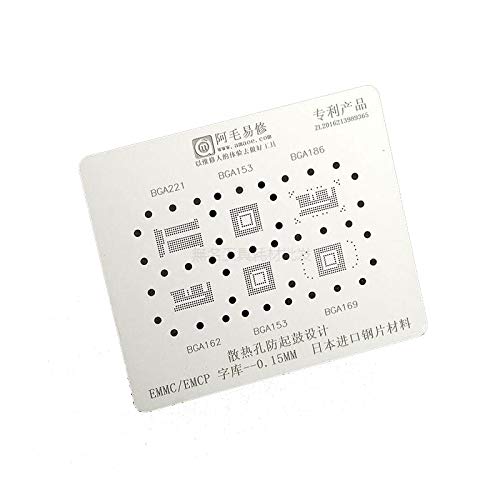 BGA Stencil For Iphone Nand Flash And EMMC BGA221 BGA153 BGA169 BGa254 BGA162 BGA186 (tool)