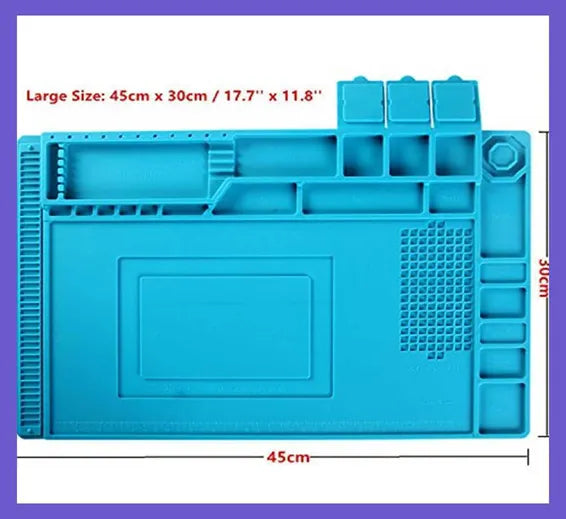 Heat Insulation Silicone Large Soldering & Repairing Mat (tool)