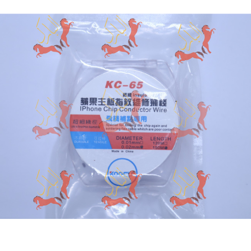 Koocu Iphone chip conductor wire size Dia 0.002mm Length 250m