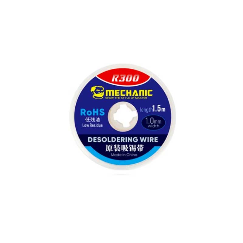 MECHANIC DESOLDERING WIRE R300 1.5 X 1.5 MM BGA WELDING DESOLDERING WICK BRAID TIN