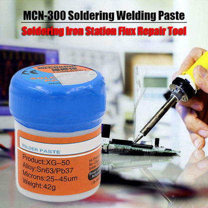 Mechanic Soldering Flux Paste 35gram Soldering Tin Mcn 300 Solder Welding Cream Sn63 Pb37 Xg50