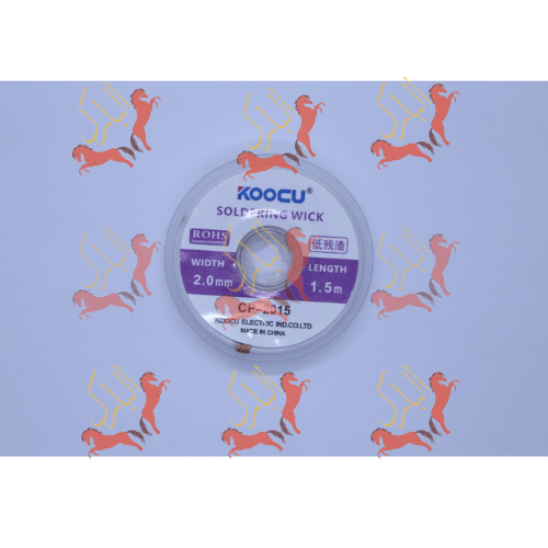 ROHS Koocu Soldering wick Cp-2015 Size 2.0mm length 1.5m