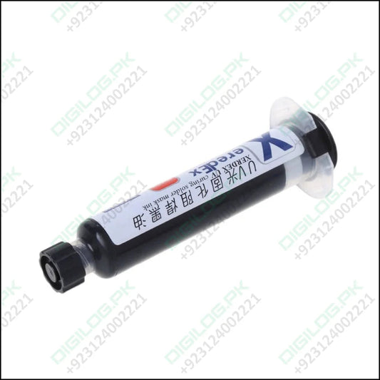 Black Mechanic Uv Curable 10cc Solder Mask Ink Pcb Fixing Repairing Welding Oil Paint Prevent Corrosive Arcing