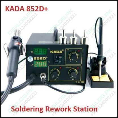 Digital Soldering And Smd Rework Station Kada 852d+ In Pakistan