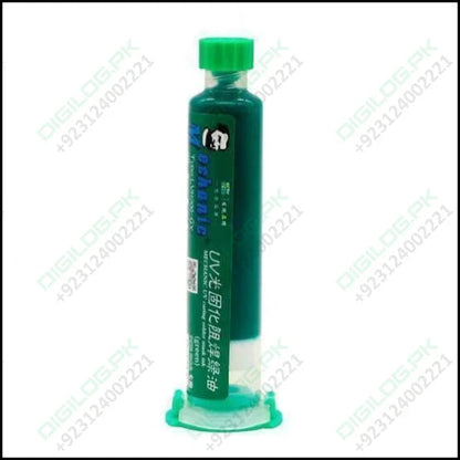 Green Mechanic Uv Curable 10cc Solder Mask Ink Pcb Fixing Repairing Welding Oil Paint Prevent Corrosive Arcing