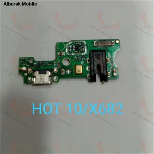 Infinix hot 10 charging pcb (b800)