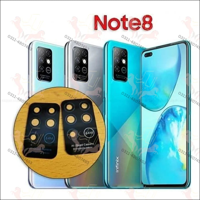 Infinix note 8i/ 8 x683 rear back camera lens glass (h384 b799)