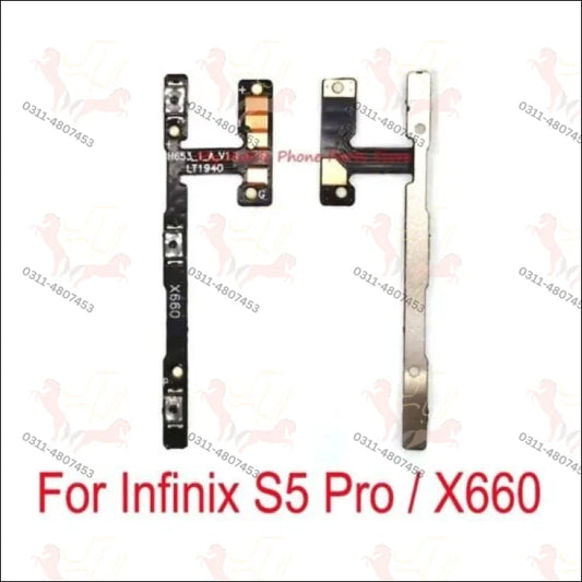 Infinix s5 pro x660 power volume button flex (sb13 h154 b1252)