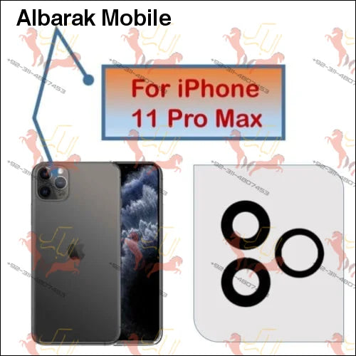 Iphone 11 pro max camera lens glass (h541 b989)