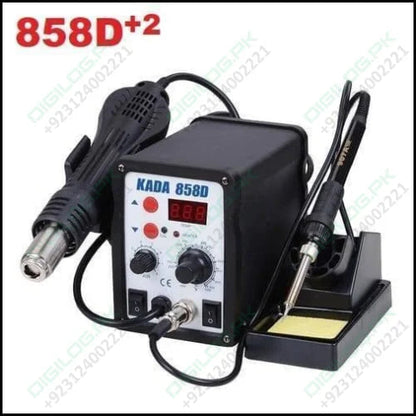 Kada858d+2 Kada 858d+2 Digital Smd Soldering Rework Station With Hot Air Gun And Soldering Iron