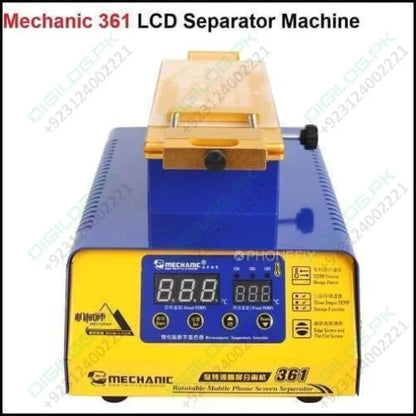 Mechanic 361 Rotatable Lcd Touch Screen Preheat Separator For Phone Repair Heating Split Screen Station