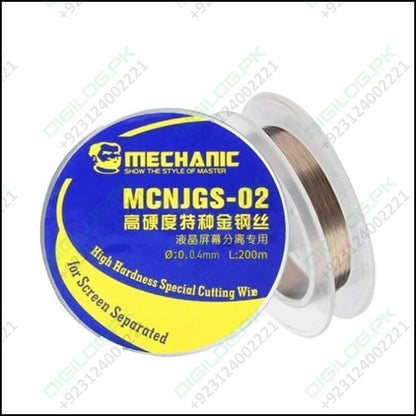 Mechanic High Hardness Lcd Display Touch Screen Separator Cutting Wire Line 0.04mm 200m Mcnjgs-02