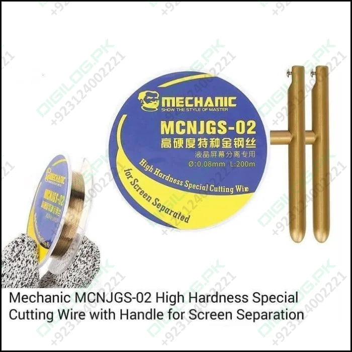 Mechanic High Hardness Lcd Display Touch Screen Separator Cutting Wire Line 0.04mm 200m Mcnjgs-02