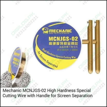 Mechanic High Hardness Lcd Display Touch Screen Separator Cutting Wire Line 0.04mm 200m Mcnjgs-02