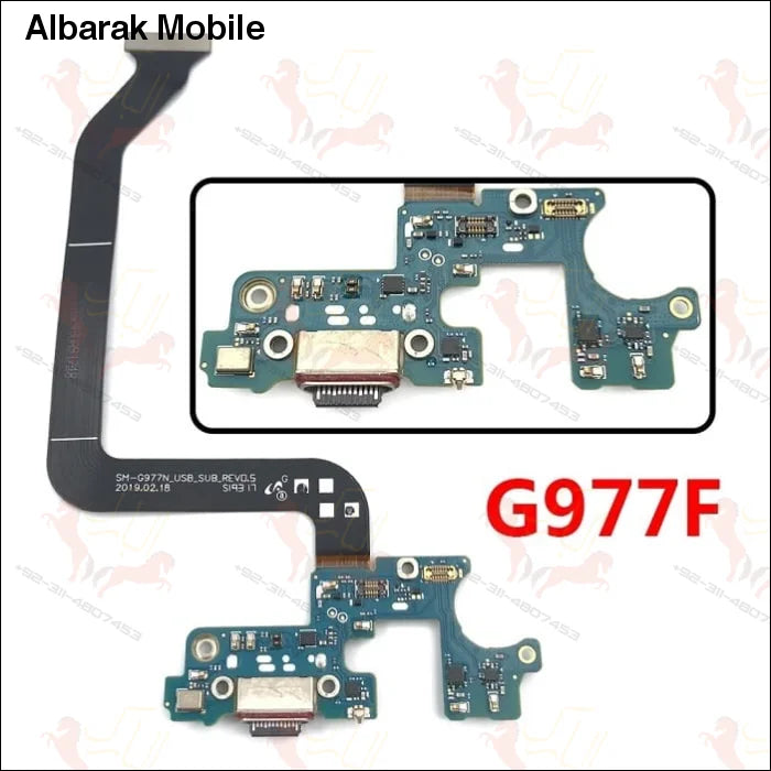 Samsung galaxy s10 5g sm-g977n pcb board charging flex in pakistan (b371)