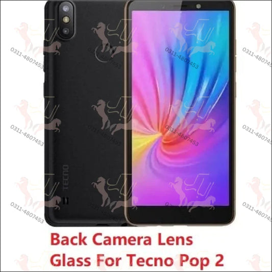 Tecno pop 2/2f back camera lens glass (h372 b804)