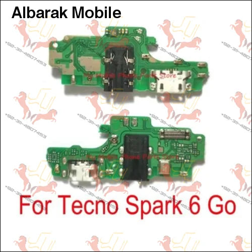 Tecno spark 6 go ke5k charging pcb (sb30 h141 b240)