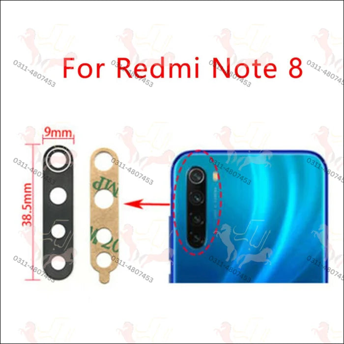 Xiaomi redmi note 8 camera glass (b647)